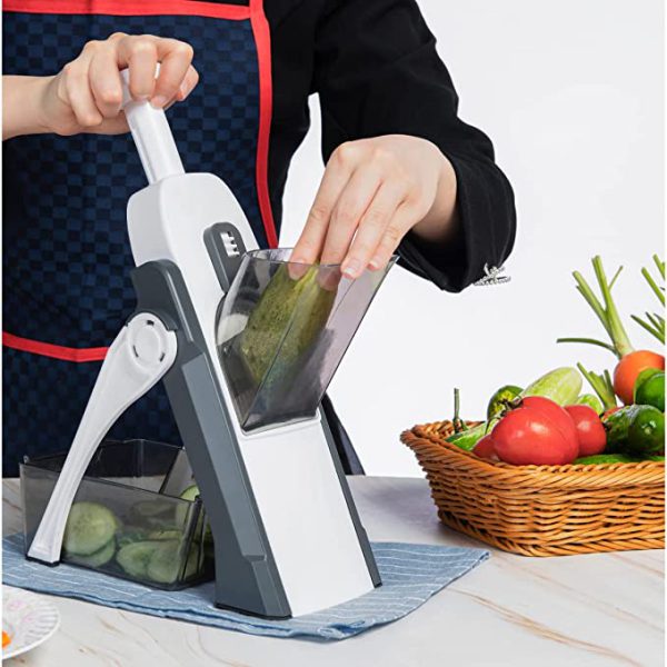 Mandoline Food Slicer Vegetable Cutter, Safe Food Chopper